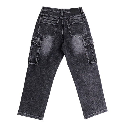 BAGGY CARGO GRAY JEANS