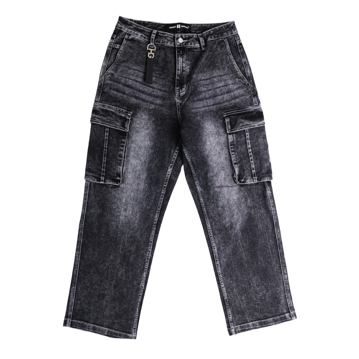 BAGGY CARGO GRAY JEANS