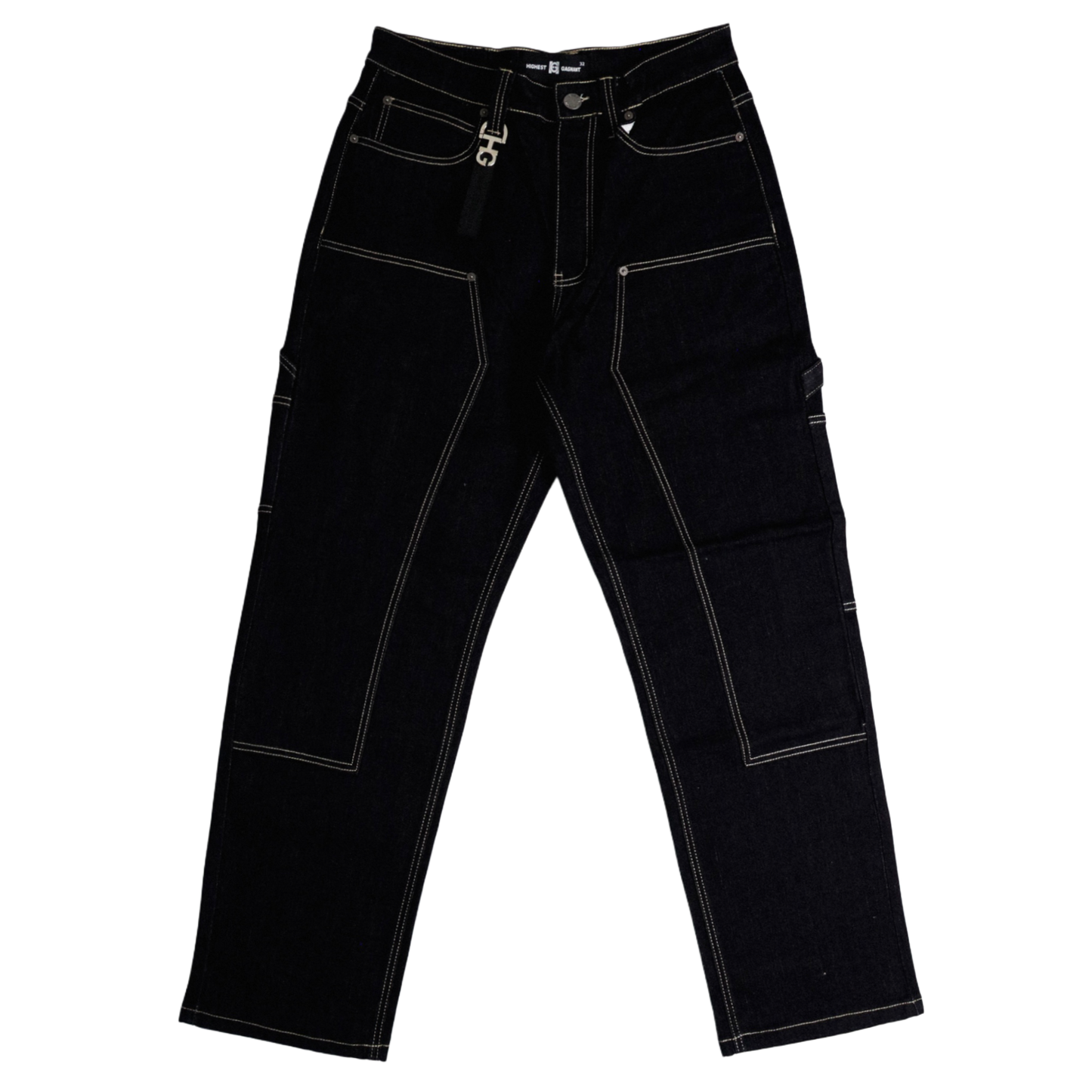 BAGGY CARPENTER BLACK JEANS