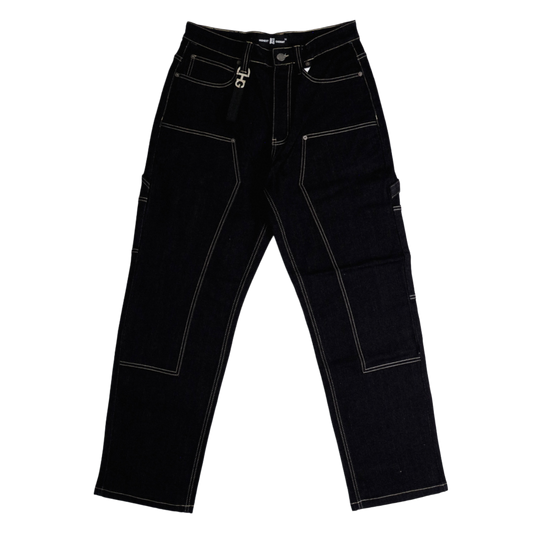 BAGGY CARPENTER BLACK JEANS