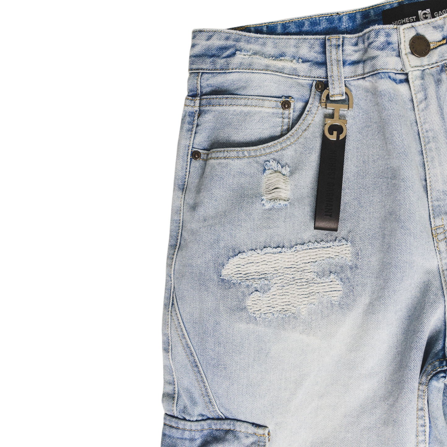 CARGO SKY BLUE JEANS