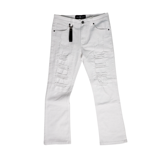 BOOTCUT WHITE JEANS