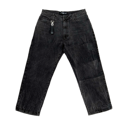 STRAIGHT FADED GRAY JEANS