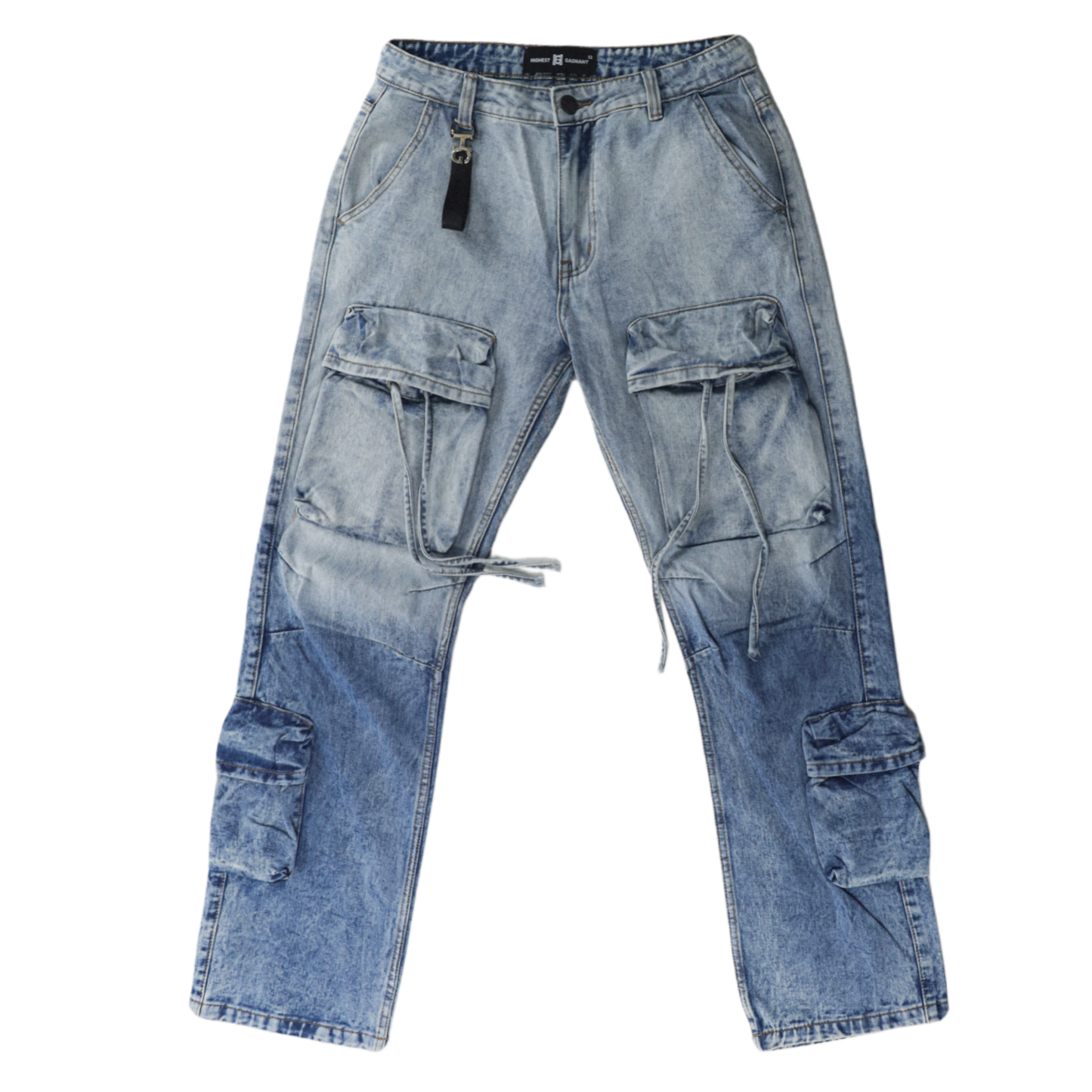 SKY FADE CARGO JEANS