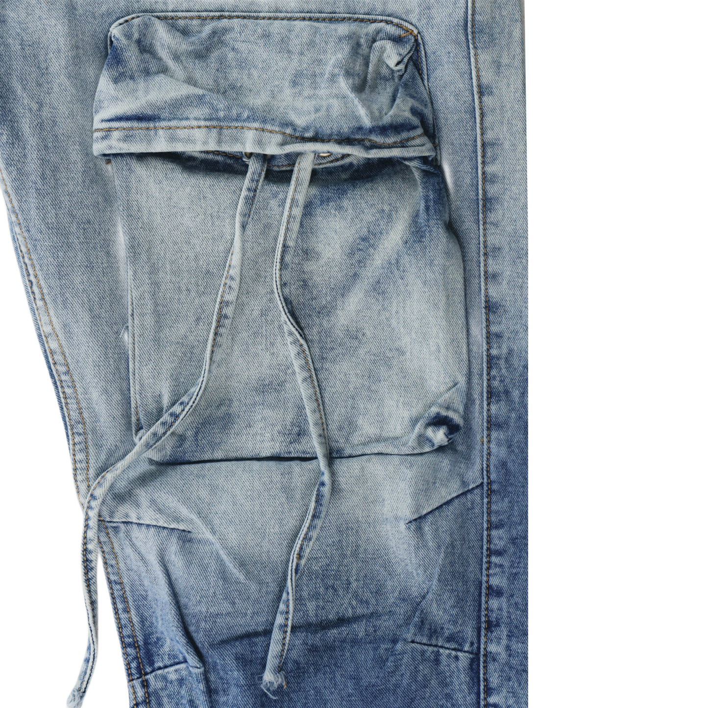 SKY FADE CARGO JEANS
