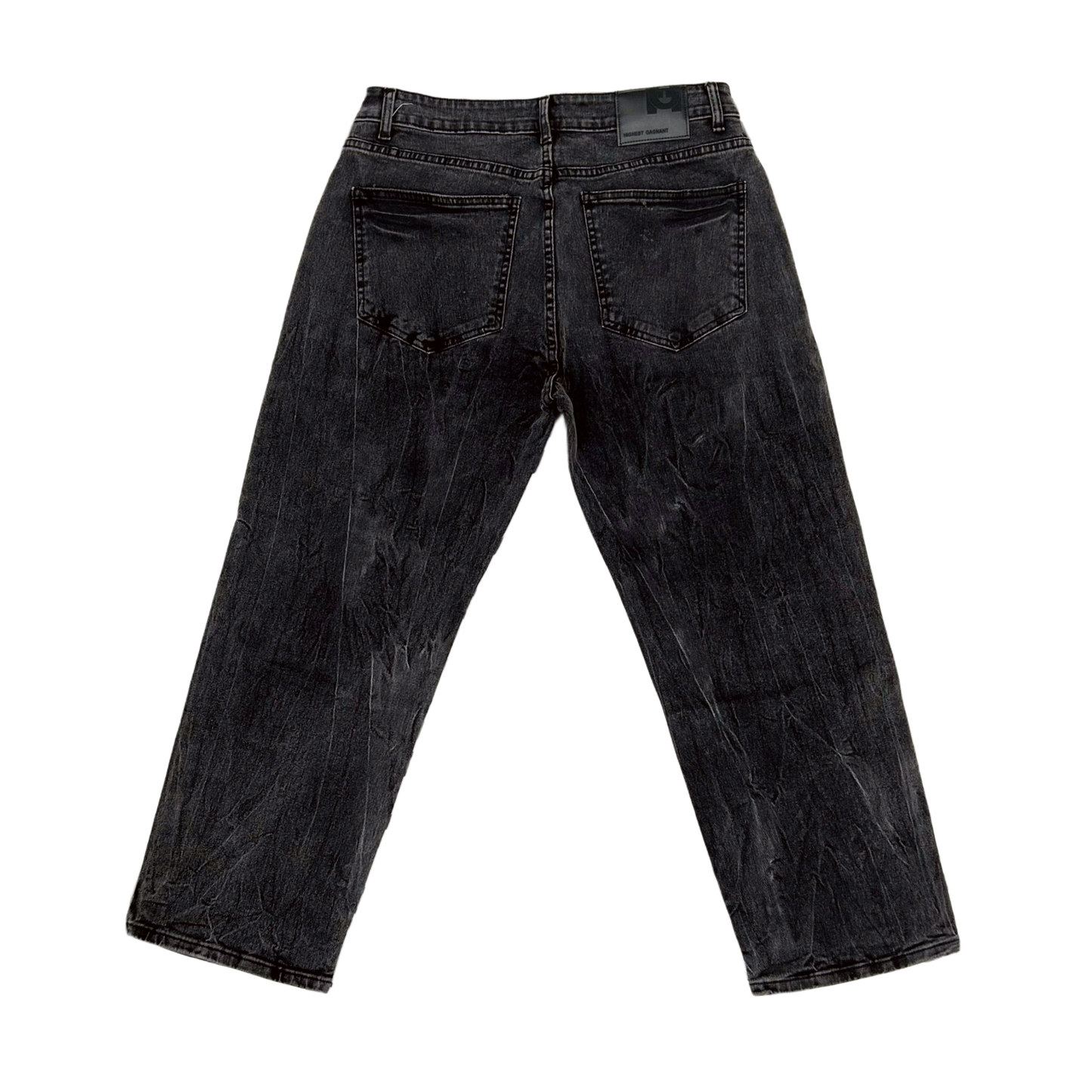 STRAIGHT FADED GRAY JEANS