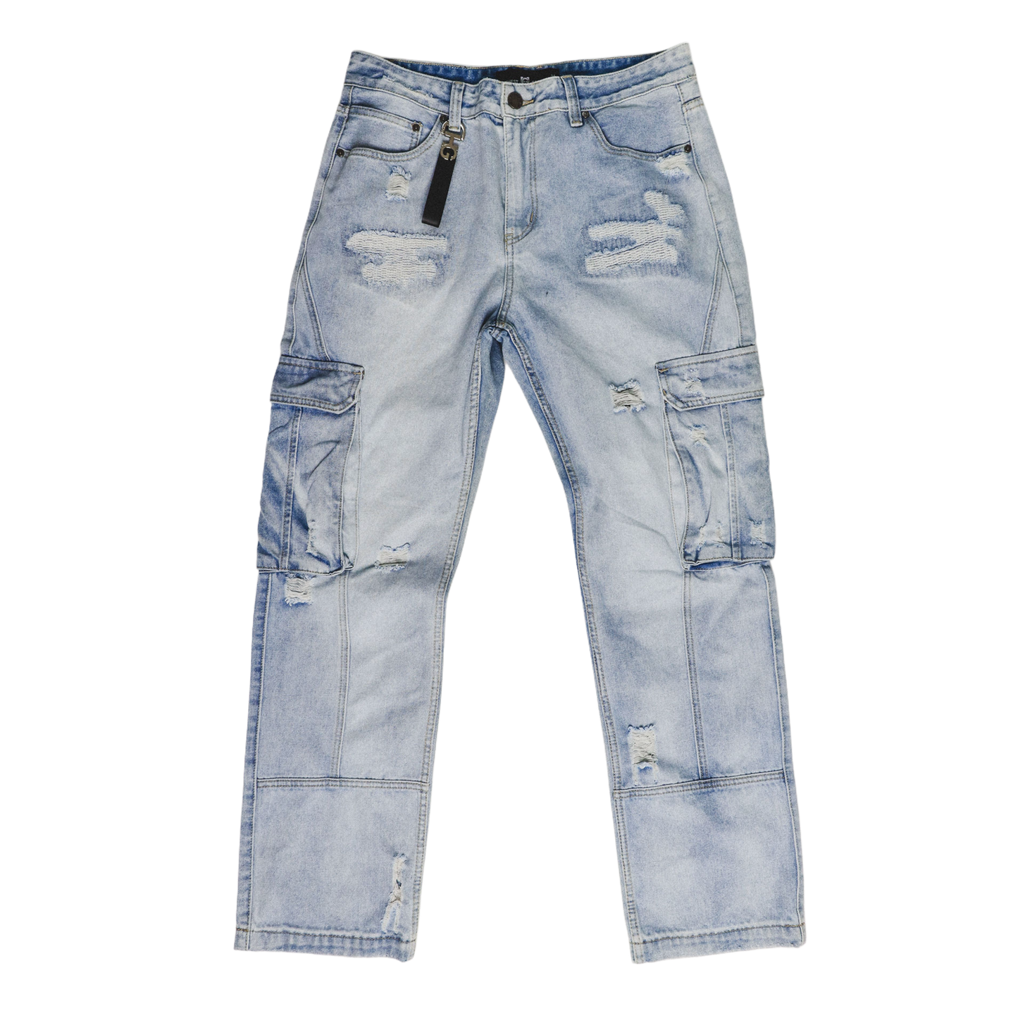 CARGO SKY BLUE JEANS