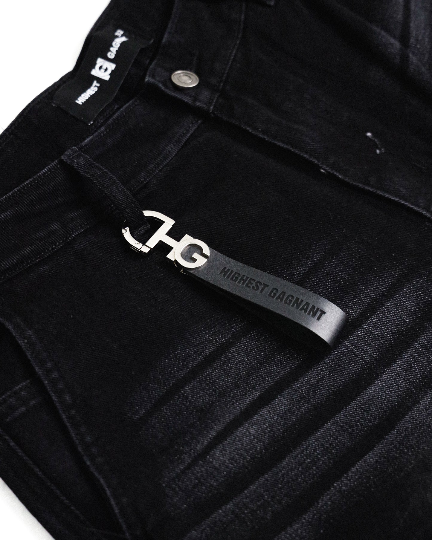 BAGGY CARGO BLACK JEANS