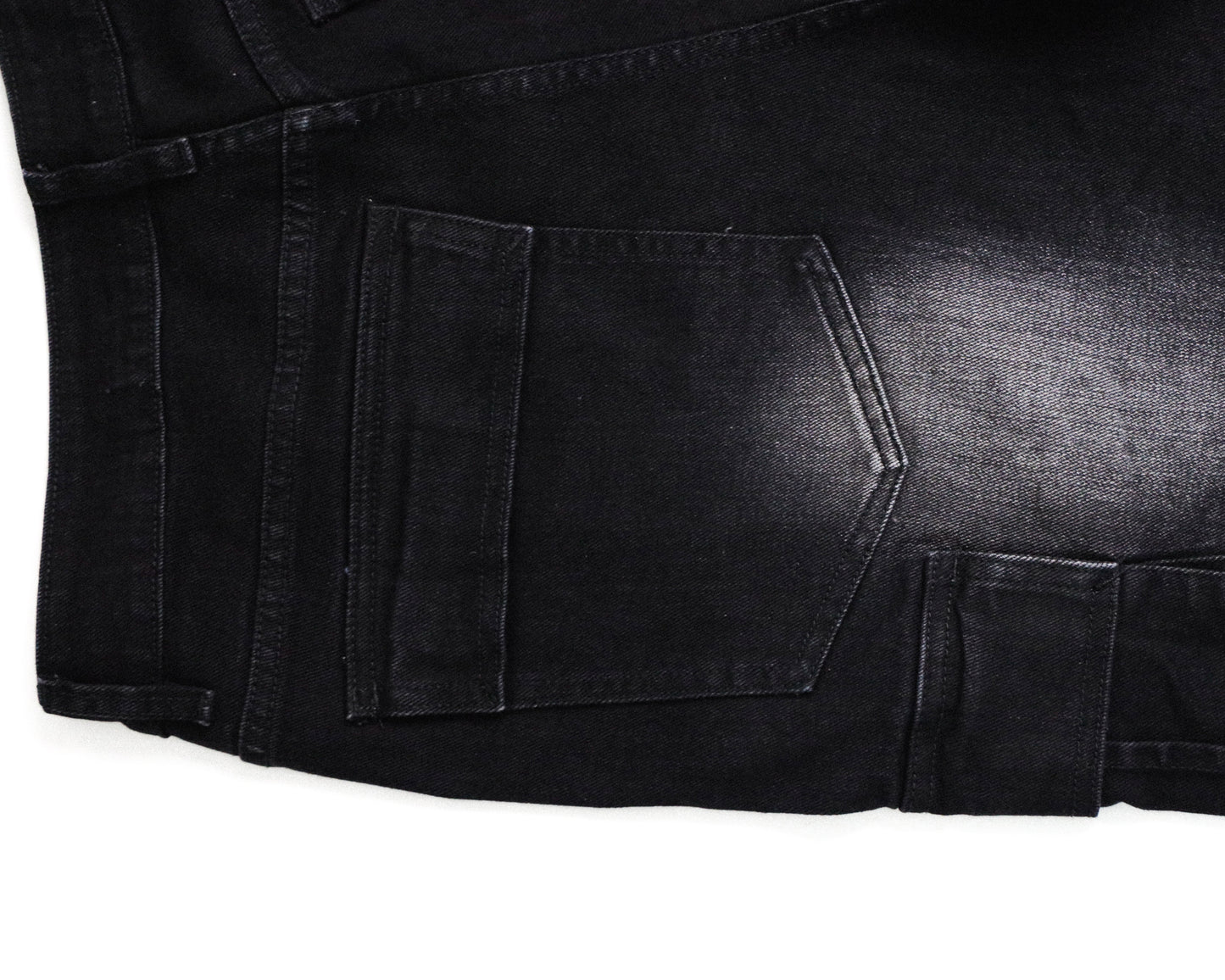 BAGGY CARGO BLACK JEANS