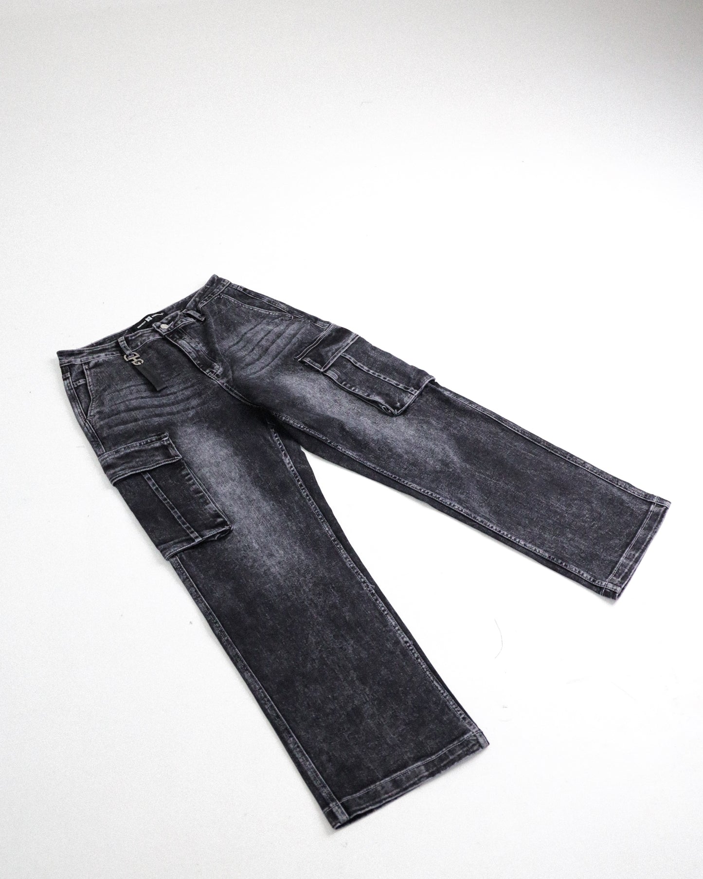 BAGGY CARGO GRAY JEANS