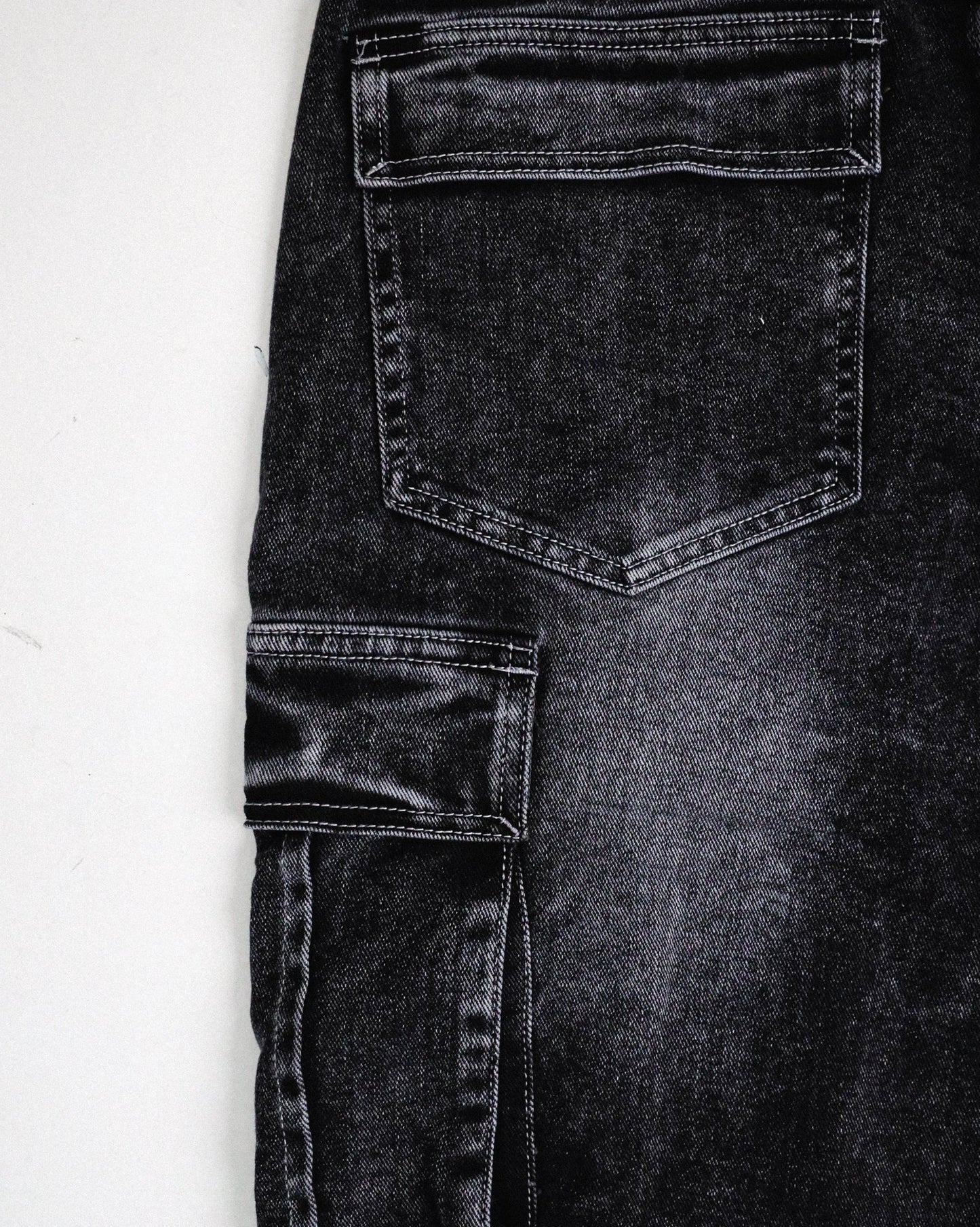 BAGGY CARGO GRAY JEANS