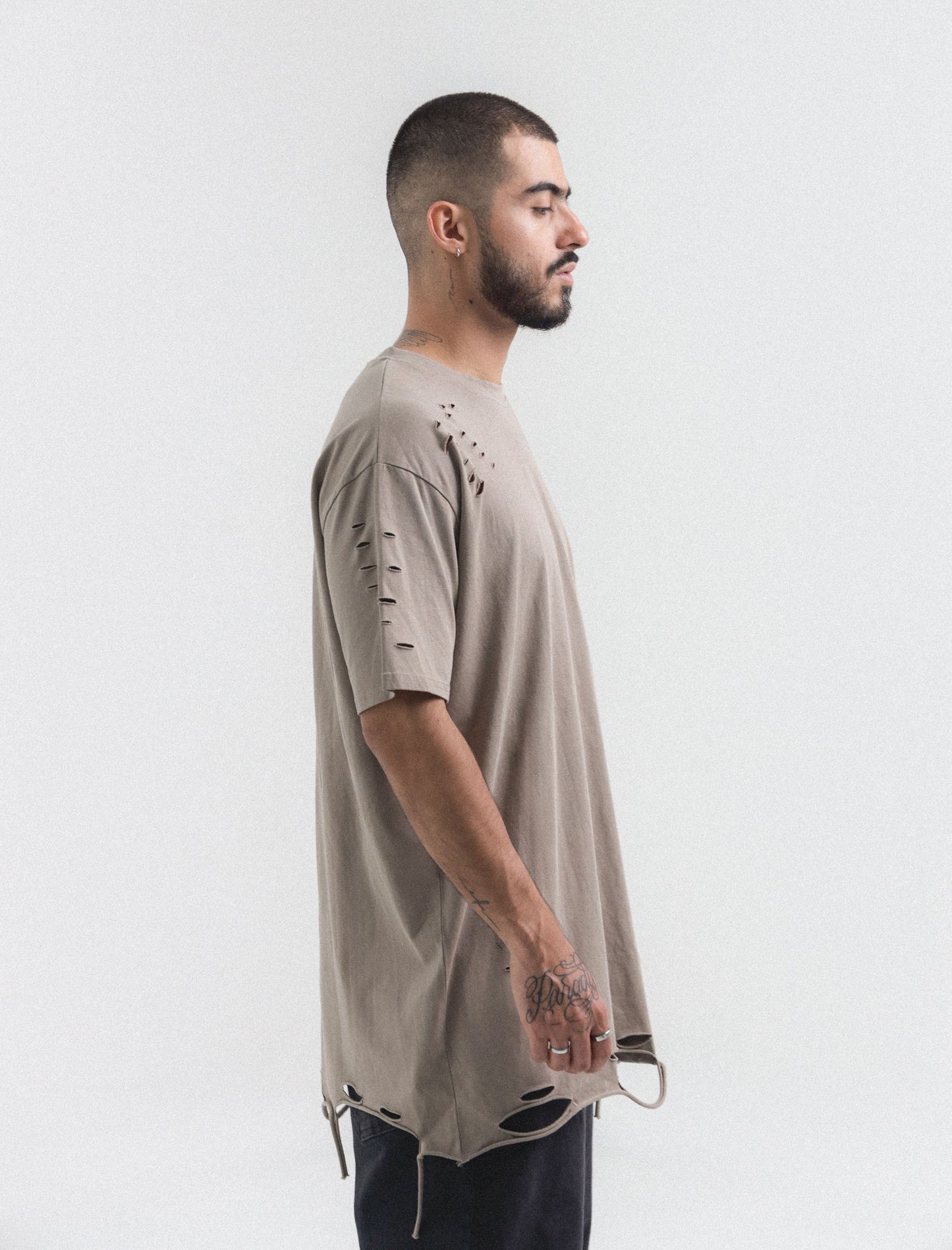DRY SAGE RIPPED TEE